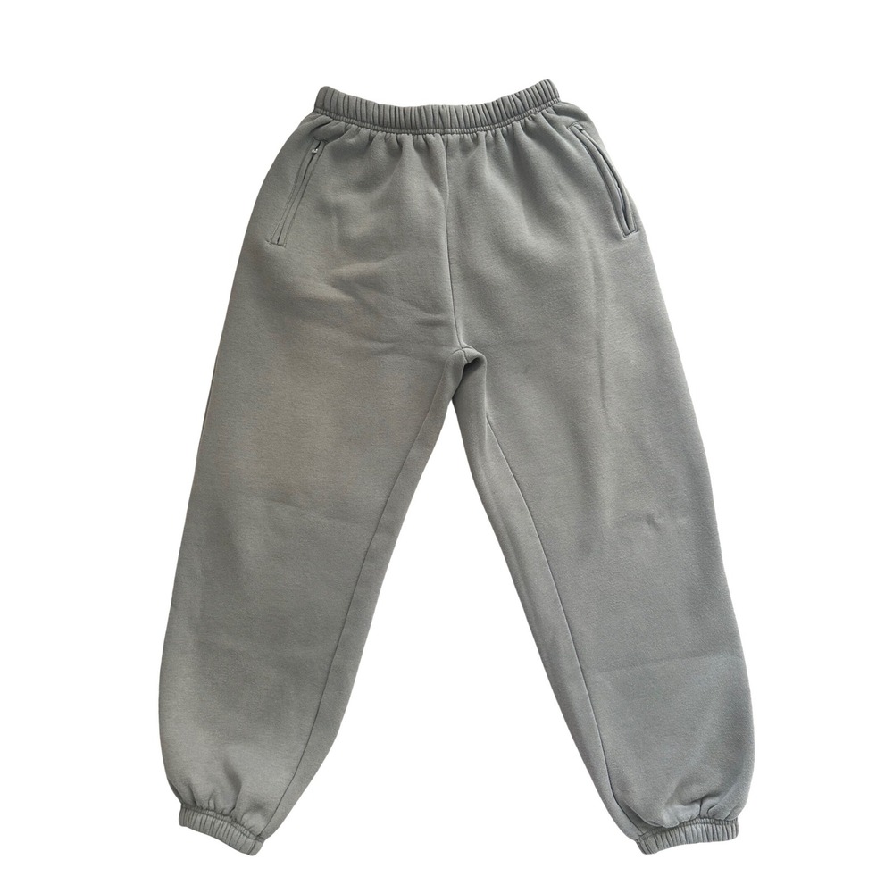 Yeezy Season 6 Sweatpants Core Grey Cotton Fleece Joggers Large L Made in USA
